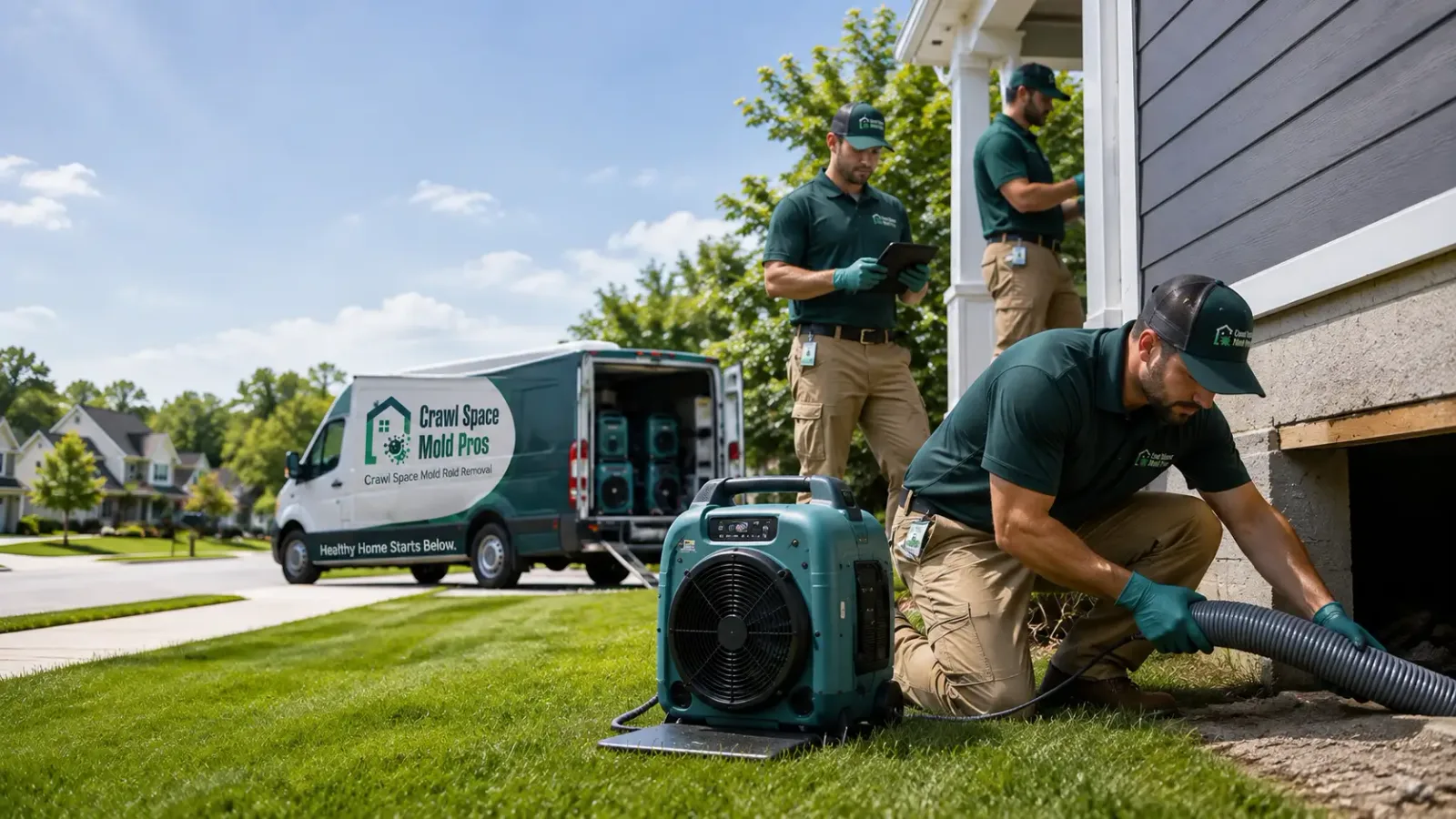 Crawl Space Mold Removal in Booneville, IA